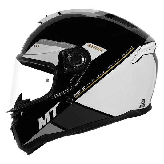 MT Helmets Mt Hummer B Mir C12 Black Full Face Helmet
