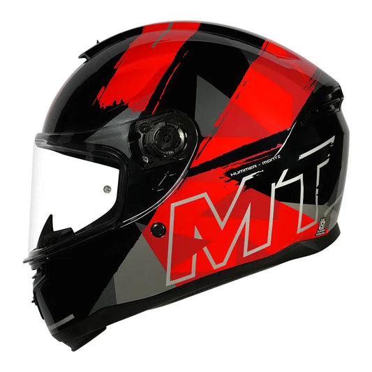 MT Helmets Mt Hummer B Monti B5 Red Full Face Helmet