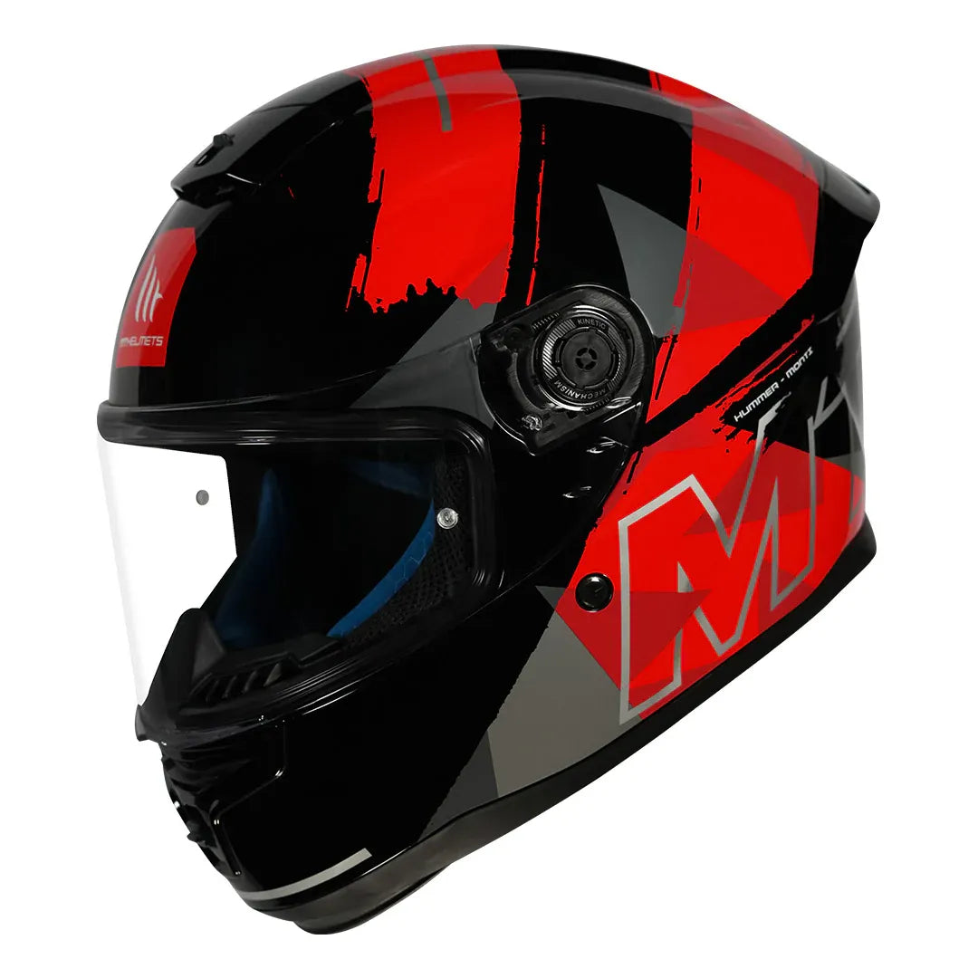 MT Helmets Mt Hummer B Monti B5 Red Full Face Helmet