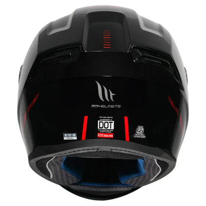 MT Helmets Mt Hummer B Soild A1 Black Full Face Helmet