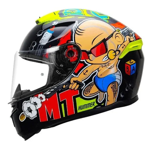 Mt Hummer Baby Bang A3 Ful Face Helmet