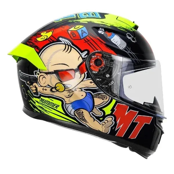 Mt Hummer Baby Bang A3 Ful Face Helmet