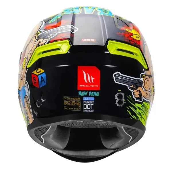 Mt Hummer Baby Bang A3 Ful Face Helmet