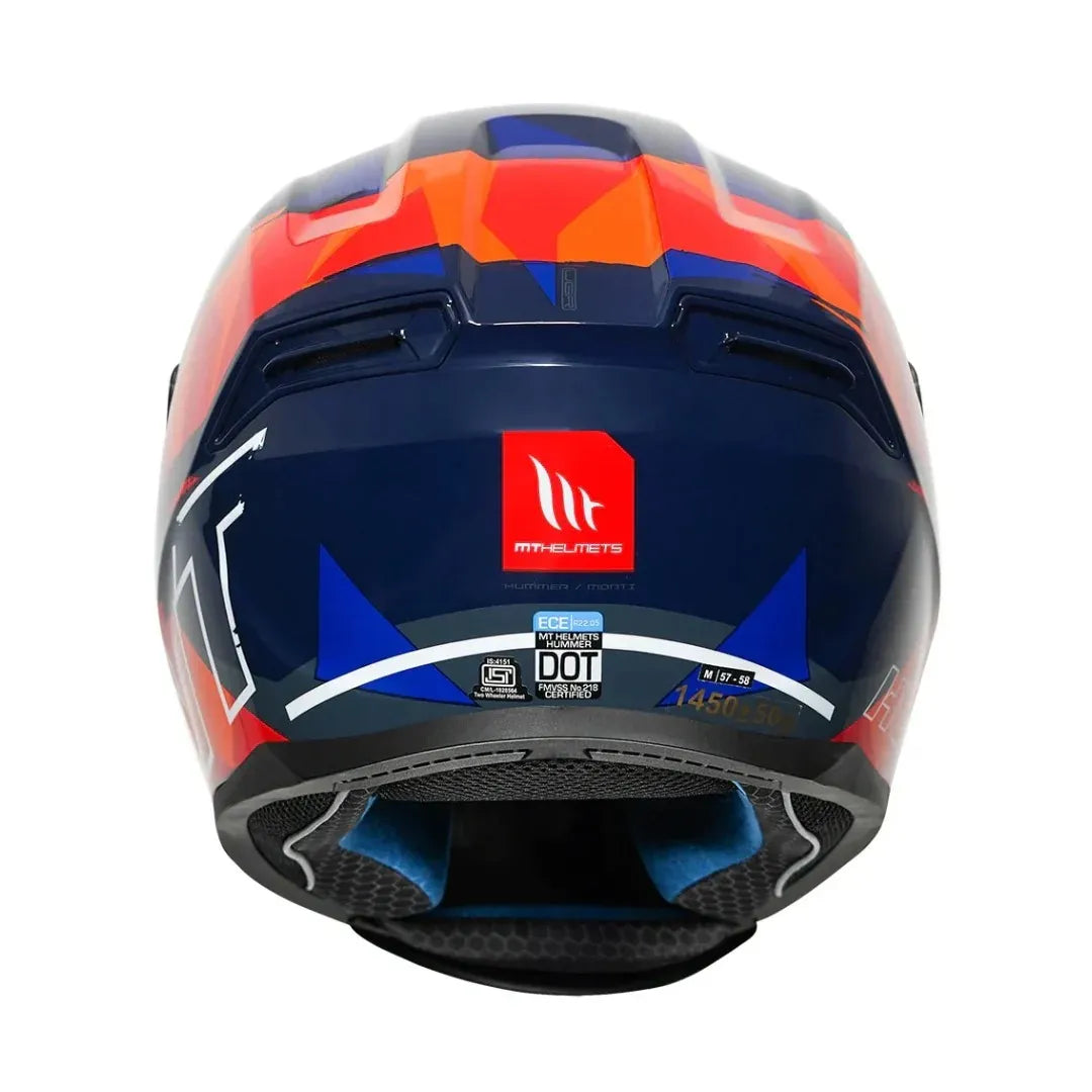 MT Hummer Monti C7 Gloss Full Face Helmet