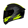 MT Hummer Shine B3 Fluor Yellow Full Face Helmet