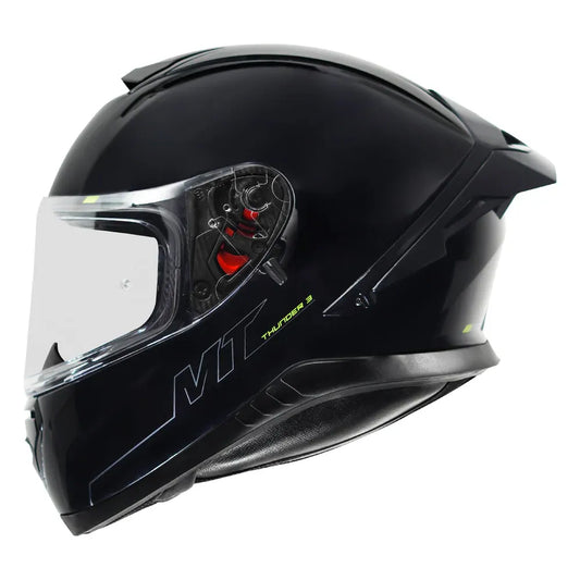 MT Helmets Mt Thunder 3 Pro Solid Black Full Face Helmet