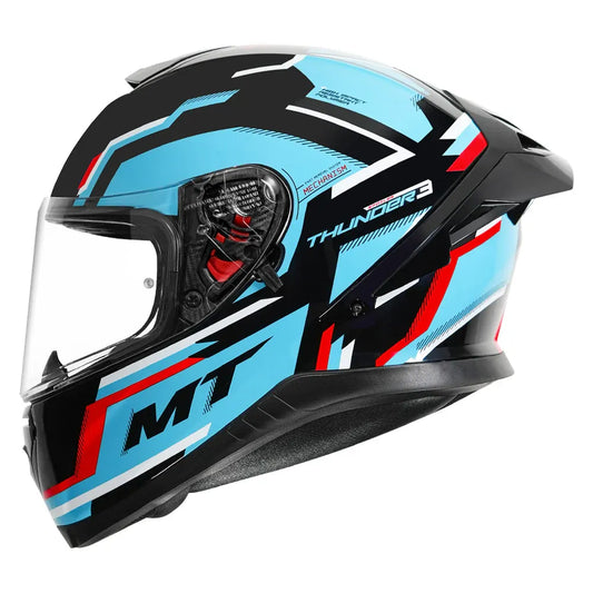 MT Helmets Mt Thunder 3 Pro Blaze Blue Full Face Helmet