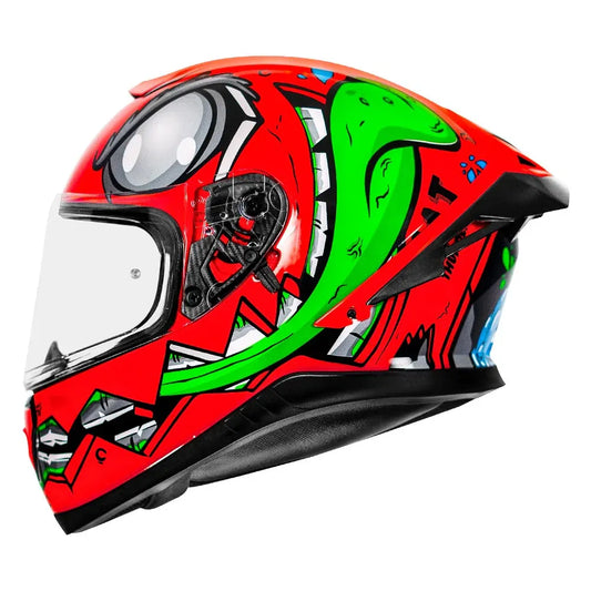 MT Helmets Mt Thunder 3 Pro Creature Red Full Face Helmet