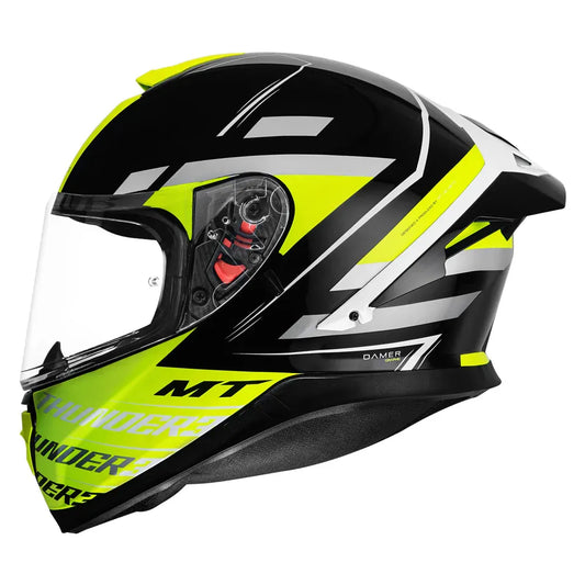 MT Helmets Mt Thunder 3 Pro Damer Fl Yellow Full Face Helmet