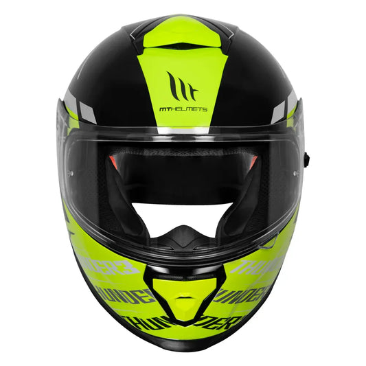 MT Helmets Mt Thunder 3 Pro Damer Fl Yellow Full Face Helmet