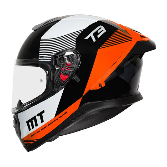 MT Helmets Mt Thunder 3 Pro Diversity Fl Orange Full Face Helmet