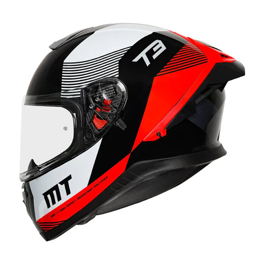 MT Helmets Mt Thunder 3 Pro Diversity Fl Red Full Face Helmet