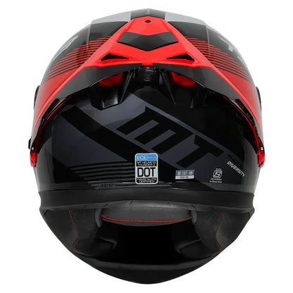 MT Helmets Mt Thunder 3 Pro Diversity Fl Red Full Face Helmet