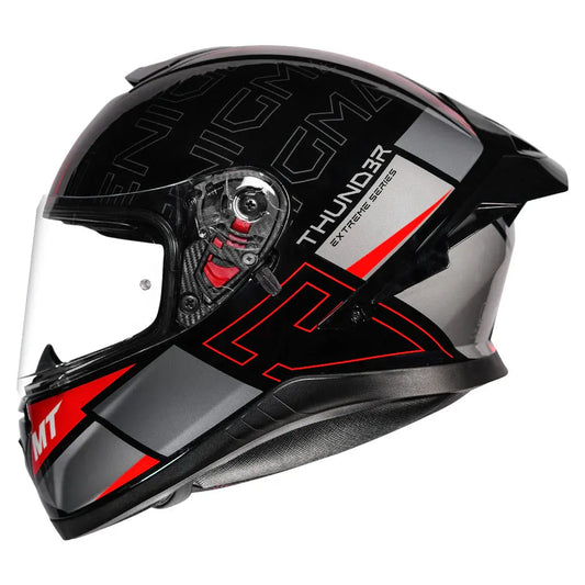 MT Helmets Mt Thunder 3 Pro Enigma B1 Red Full Face Helmet
