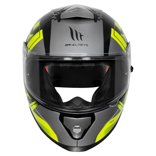 MT Helmets Mt Thunder 3 Pro Isle Fl Yellow Full Face Helmet