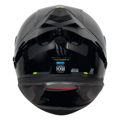 MT Helmets Mt Thunder 3 Pro Solid Black Full Face Helmet