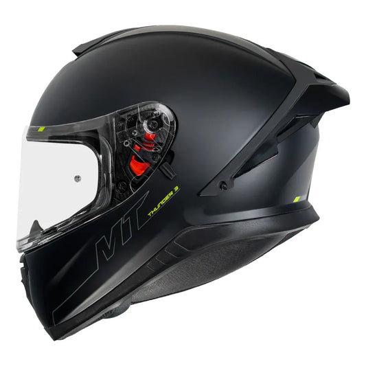 MT Helmets Mt Thunder 3 Pro Solid Matt Black Full Face Helmet