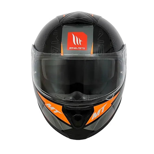 Mt Thunder 3SV Enigma B14 Fluro Full Face Helmet