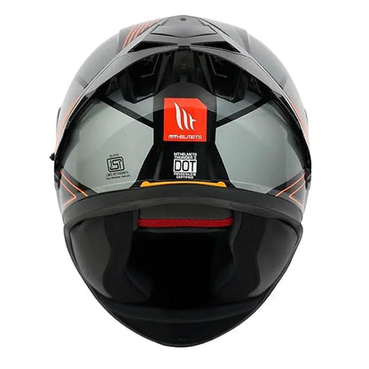 Mt Thunder 3SV Enigma B14 Fluro Full Face Helmet