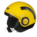 STUDDS Nano 560 Black Yellow Half Face Helmet