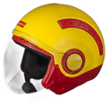 STUDDS Nano 560 Red Yellow Half Face Helmet