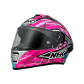 Nhk K56 Archie Mcd 69 Siilver Pink Full Face Helmet