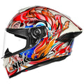 Nhk K5r Alonso Star White Full Face Helmet