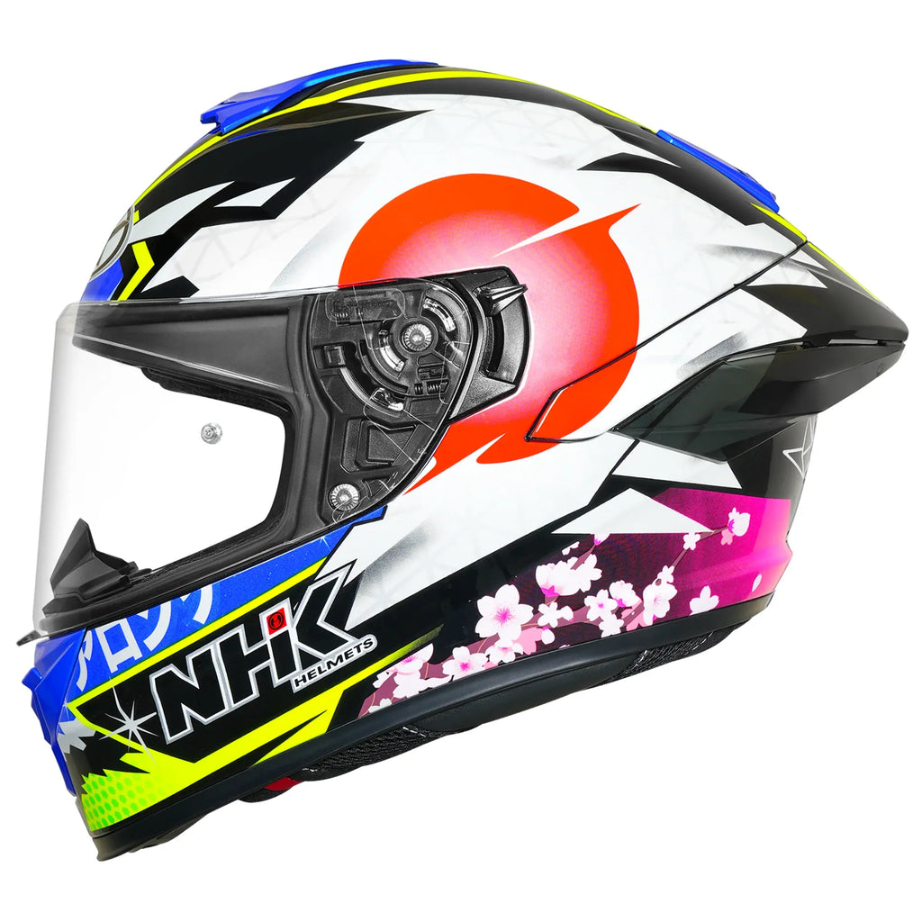 Nhk K5r Alonzo Black Pink Full Face Helmet
