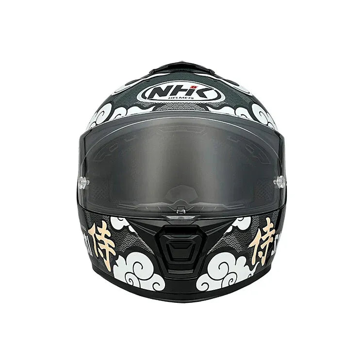 Nhk K5r Assian Black Full Face Helmet