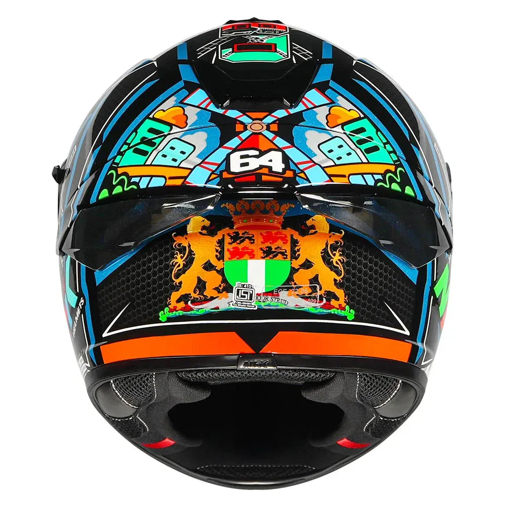 Nhk K5r Bo Ben Black Full Face Helmet