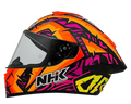 Nhk K5r Ivan Ort  Black Full Face Helmet