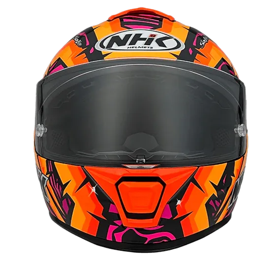 Nhk K5r Ivan Ort  Black Full Face Helmet