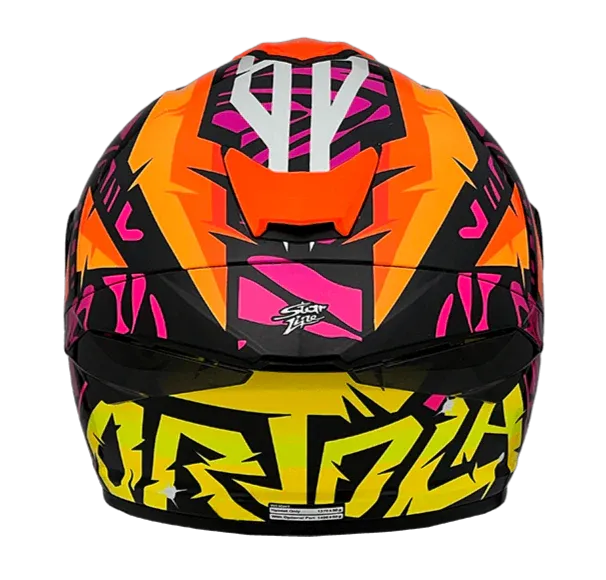 Nhk K5r Ivan Ort  Black Full Face Helmet