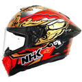Nhk K5r Ivan Ortola Black Gold Full Face Helmet