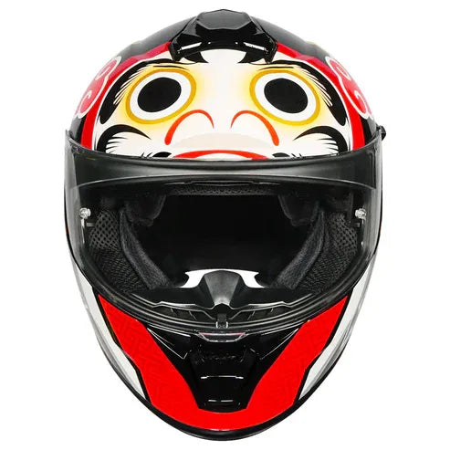 Nhk K5r Miha Black Red Fullface Helmet