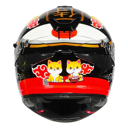 Nhk K5r Miha Black Red Fullface Helmet