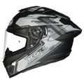 Nhk K5r Onyx Matt Black Grey Full Face Helmet