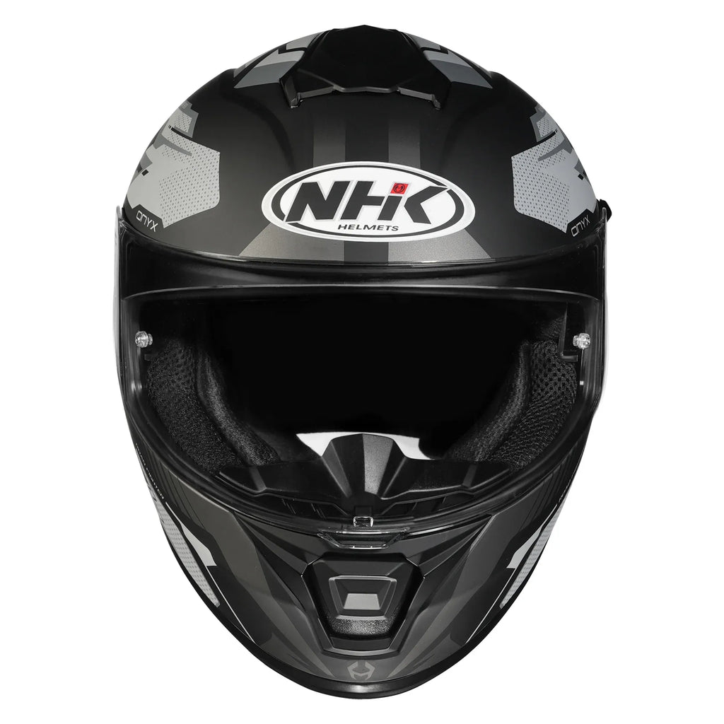 Nhk K5r Onyx Matt Black Grey Full Face Helmet