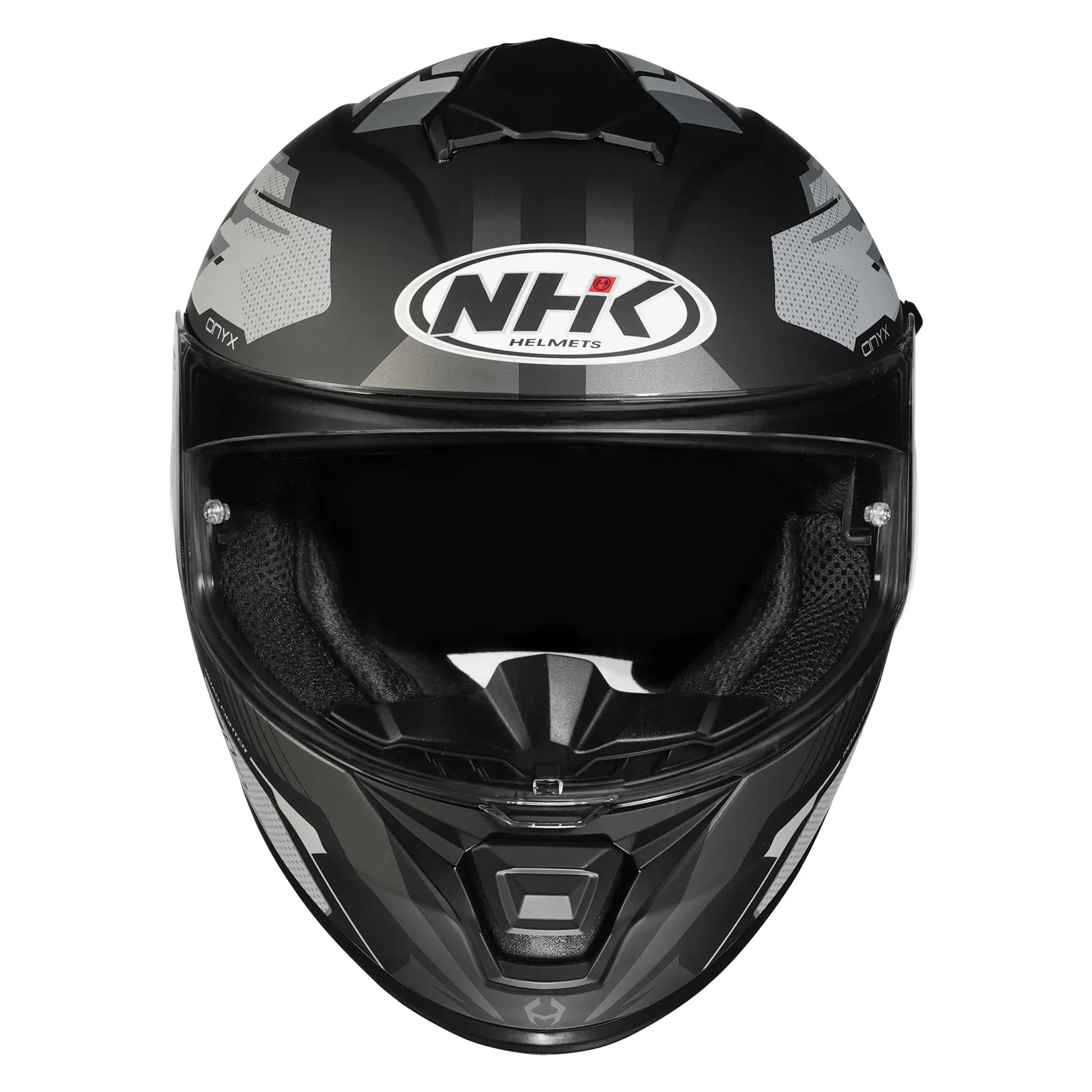 Nhk K5r Onyx Matt Black Grey Full Face Helmet
