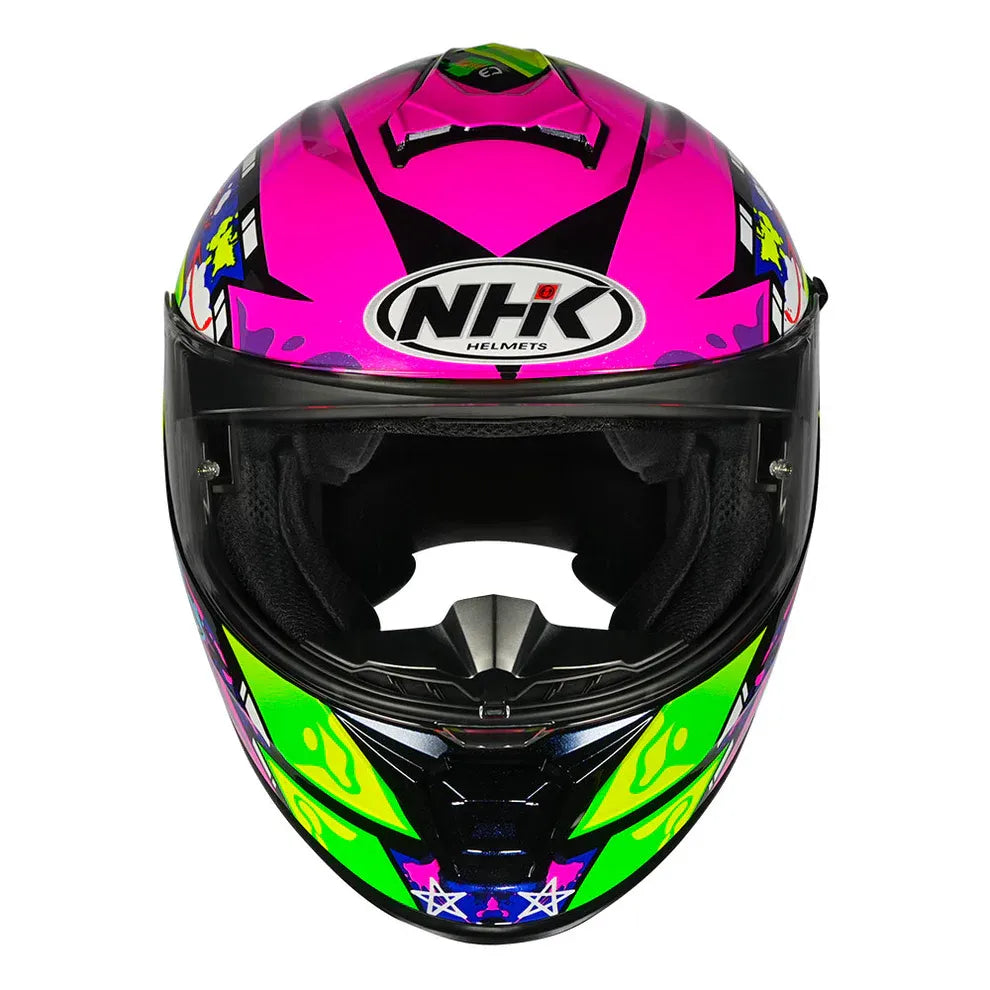 Nhk K5r Tamburini Black Blue Full Face Helmet