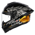 Nhk K5r Wingstar Black Gold Fullface Helmet