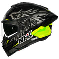 Nhk K5r Wingstar Black Yellow Glossy Fullface Helmet
