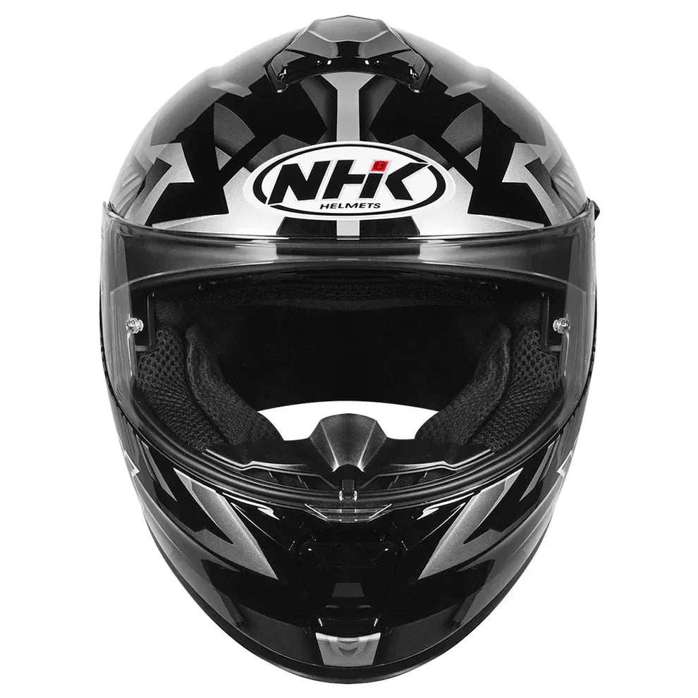 Nhk K5r Wingstar Grey Black Full Face Helmet