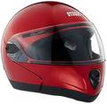STUDDS Ninja 2G Cherry Red Fu Flip Up Helmet