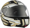 STUDDS Ninja 3G D1 Matt Black N12 Fu Flip Up Helmet
