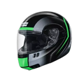 STUDDS Ninja 3G D6 Black N3 Fu Flip Up Helmet