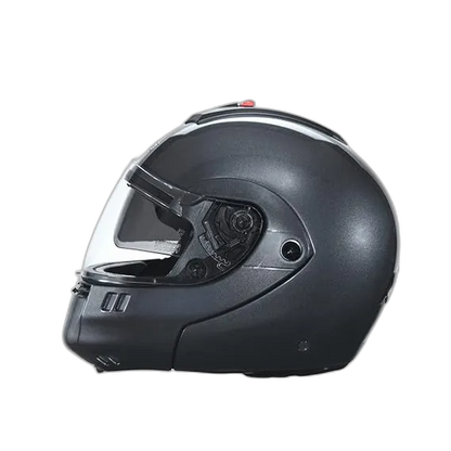 STUDDS Ninja 3G Double Visor Gun Grey Fu Flip Up Helmet