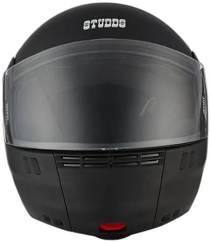 STUDDS Ninja 3G Eco Matt Black Fu Flip Up Helmet