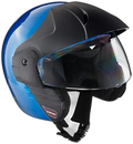 STUDDS Ninja Concept Eco Flame Blue Half Face Helmet