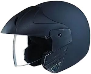 STUDDS Ninja Concept Eco Matt Black Half Face Helmet